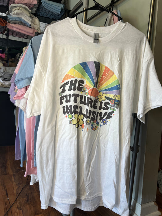 The future is inclusive t shirt XL