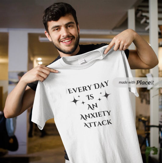 Anxiety Attack T shirt (Nyte Sky Original)
