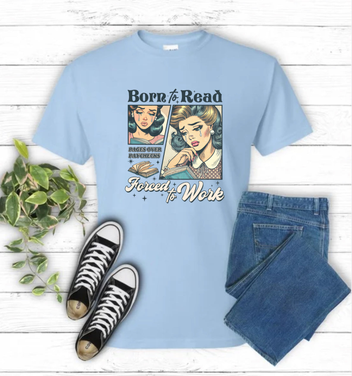 Books- Born To Read Sublimated Top