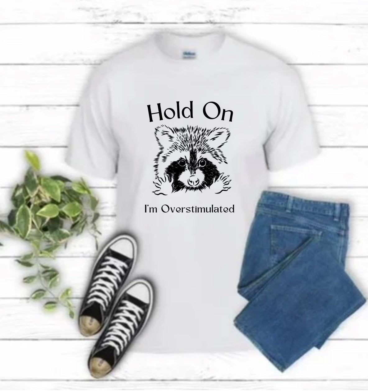 Mental Health- Hold On I’m Overstimulated Sublimation Top