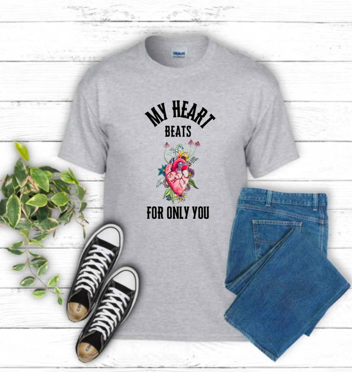 Valentines- My Heart Sublimated Top