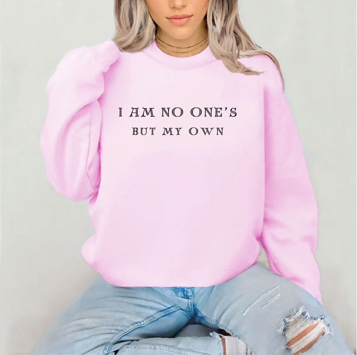 Officially Licensed- I Am No One’s Sublimation Top