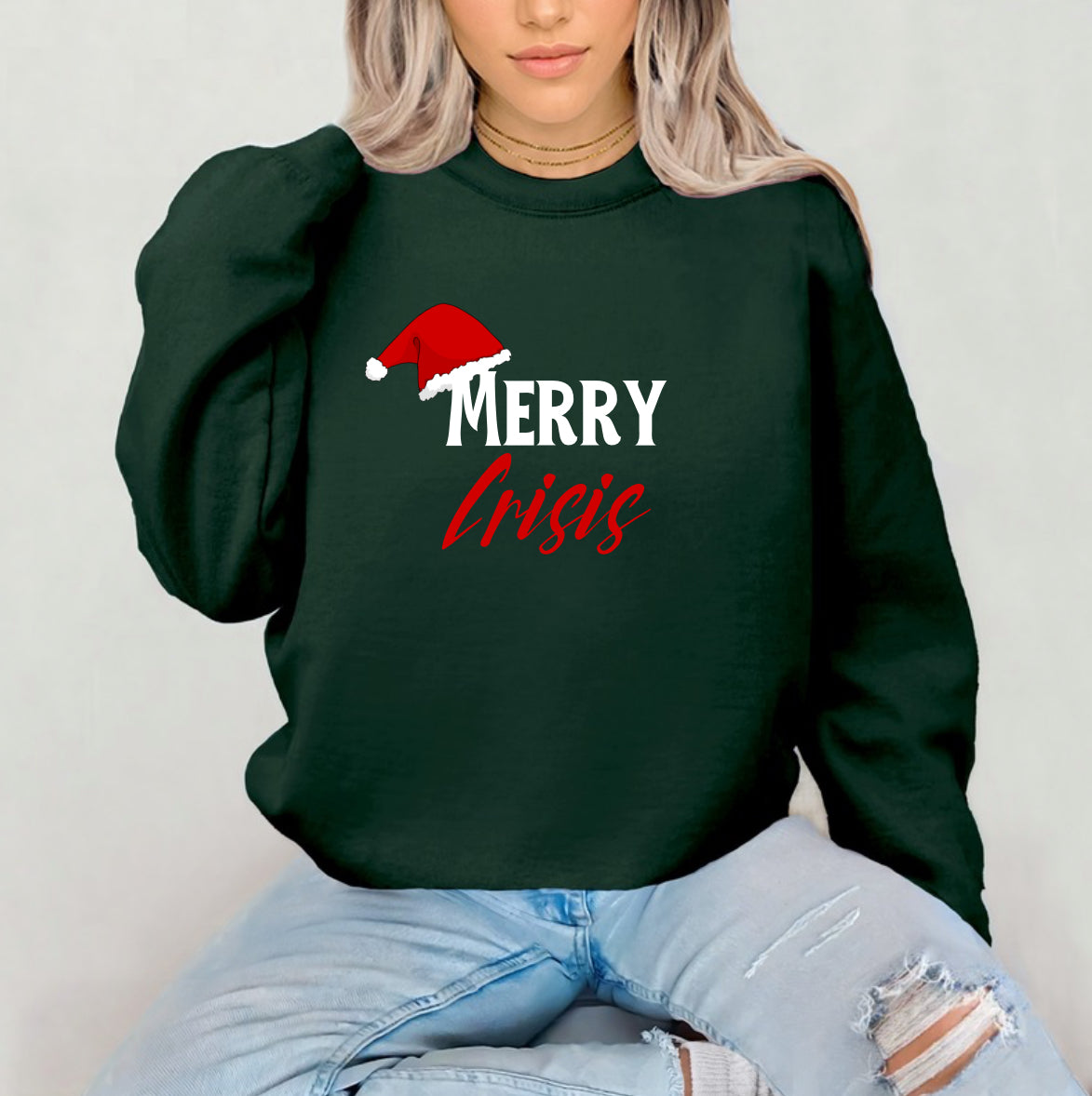 Holiday- Merry Crisis Top