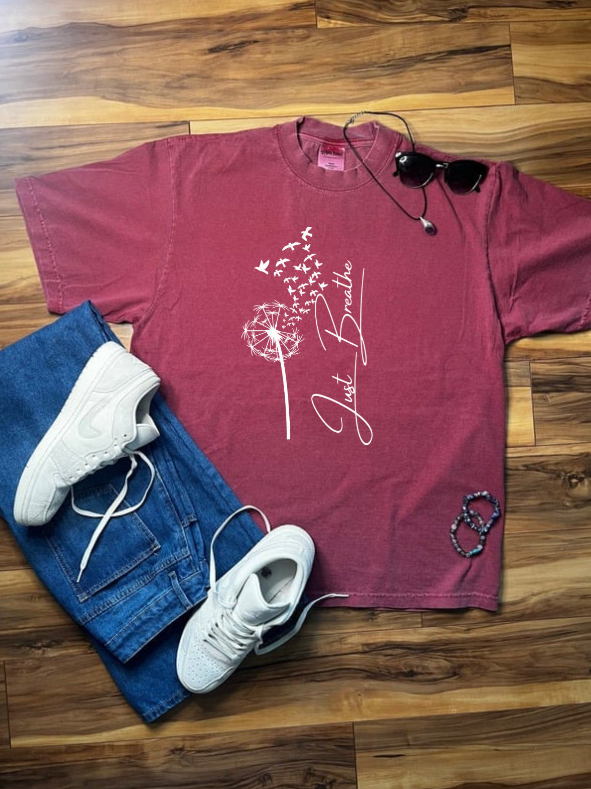 Just Breathe Tee