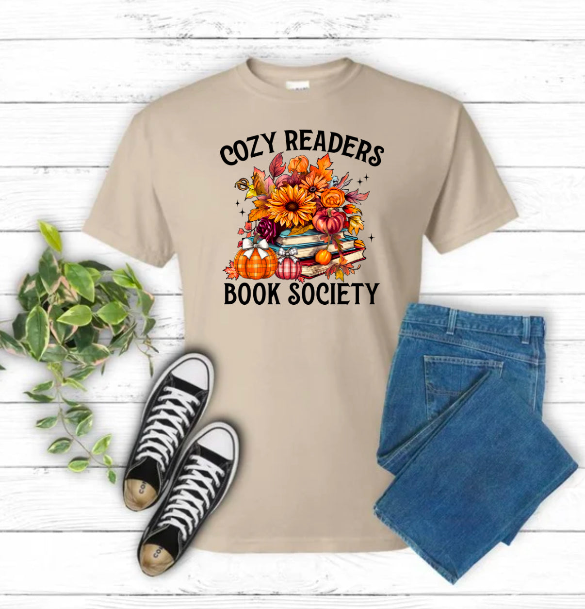 Cozy Readers Book Society Sublimation Gildan Top