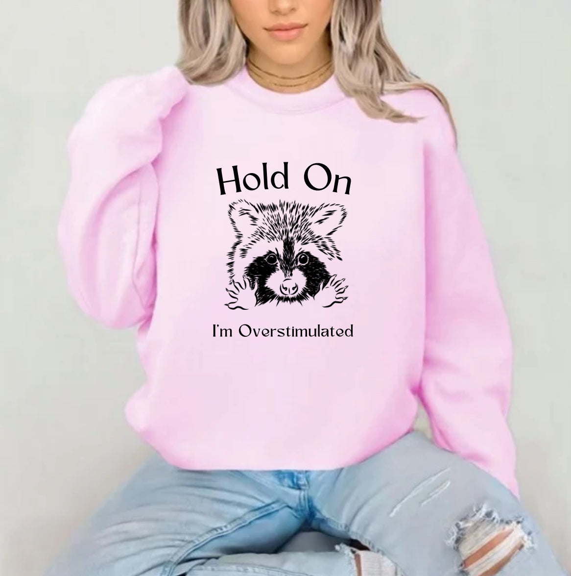 Mental Health- Hold On I’m Overstimulated Sublimation Top