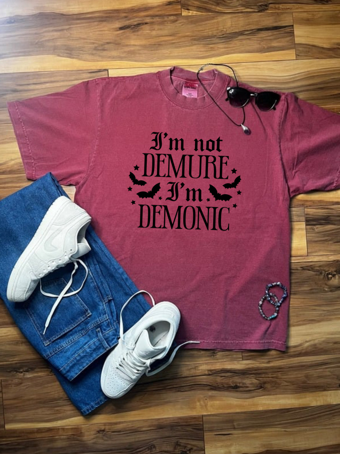 I’m Not Demure I’m Demonic Tee