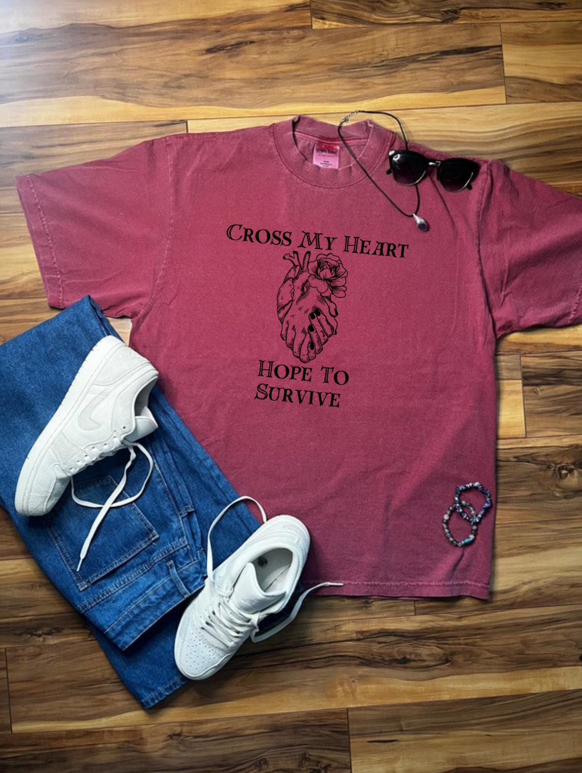 Cross My Heart Tee