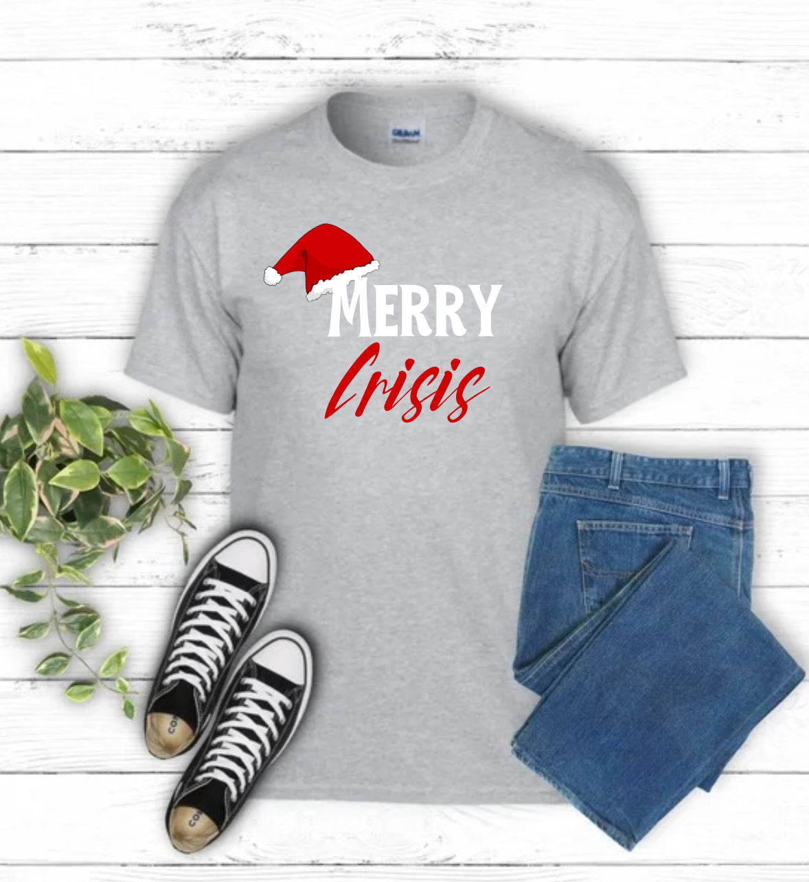 Holiday- Merry Crisis Top