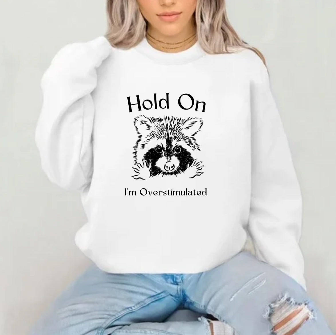 Mental Health- Hold On I’m Overstimulated Sublimation Top