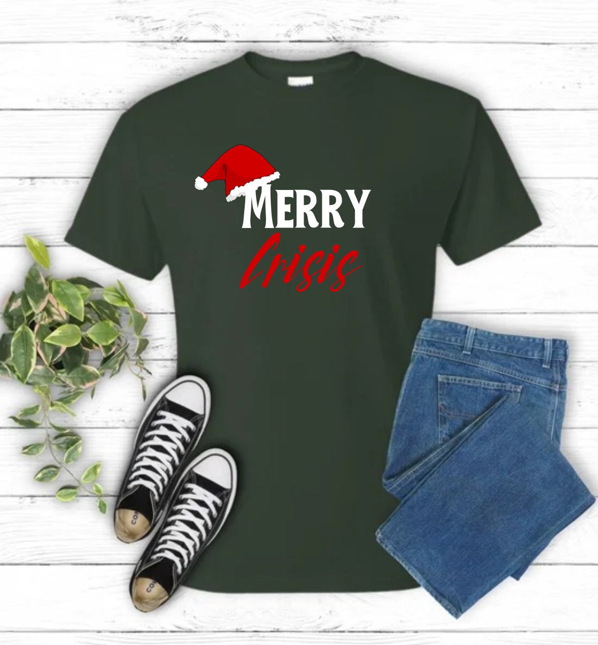 Holiday- Merry Crisis Top