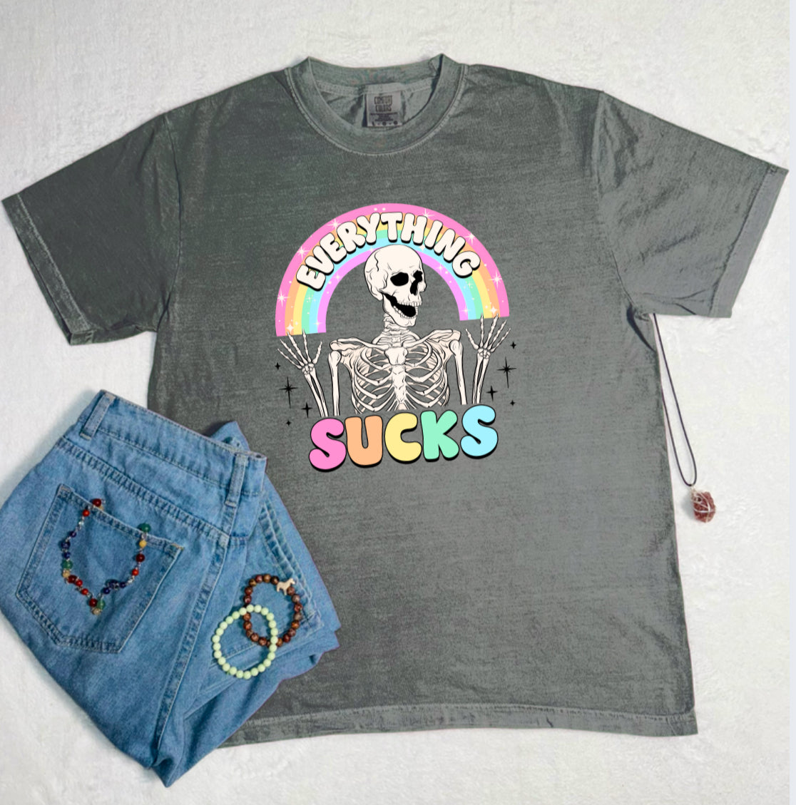 Everything Sucks Comfort Colors Tee