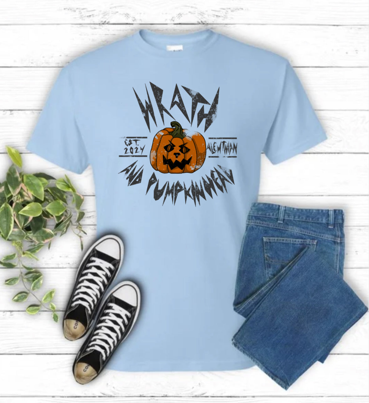 Brea Lamb Officially Licensed: Wrath and Pumpkinhead Sublimation Gildan Tops