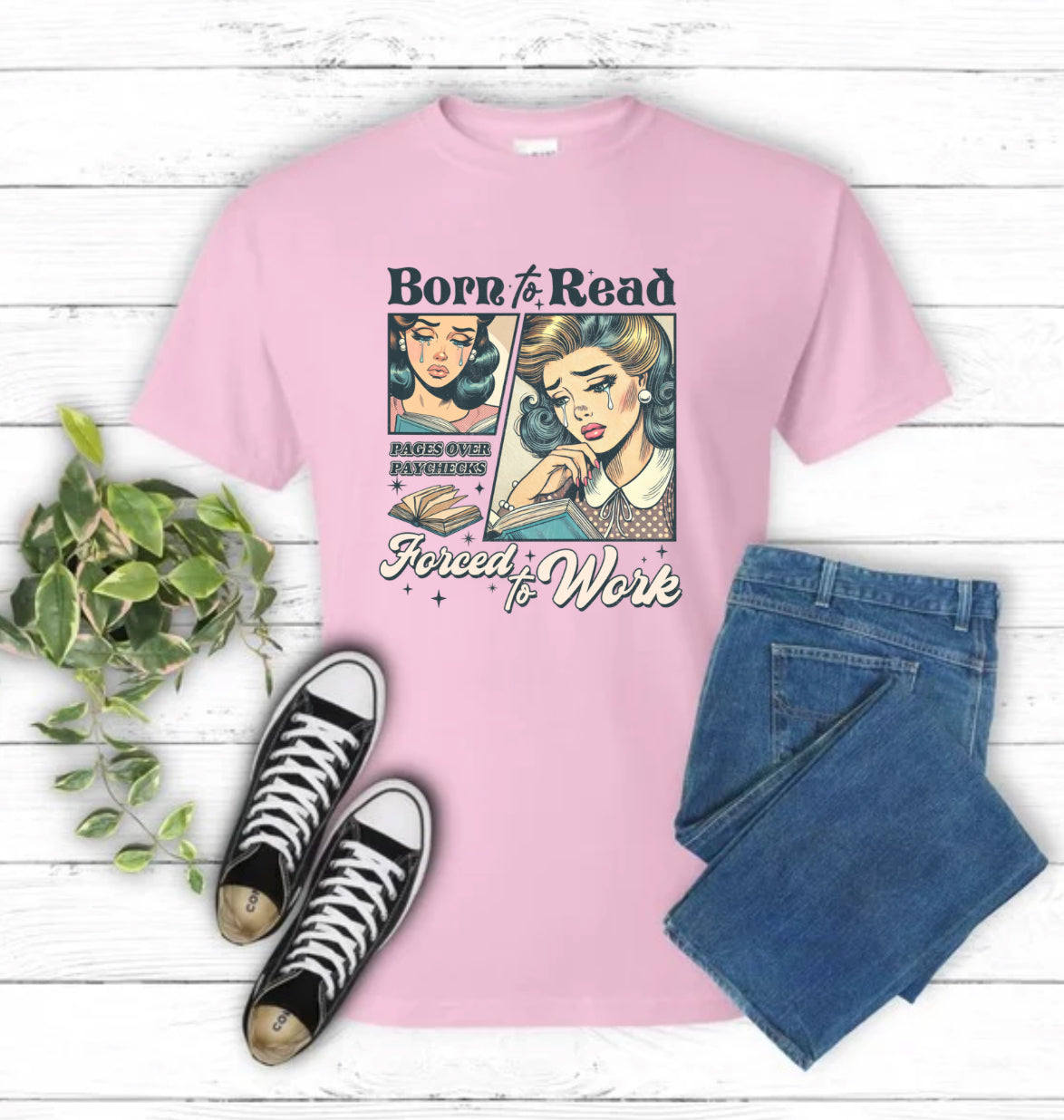 Books- Born To Read Sublimated Top