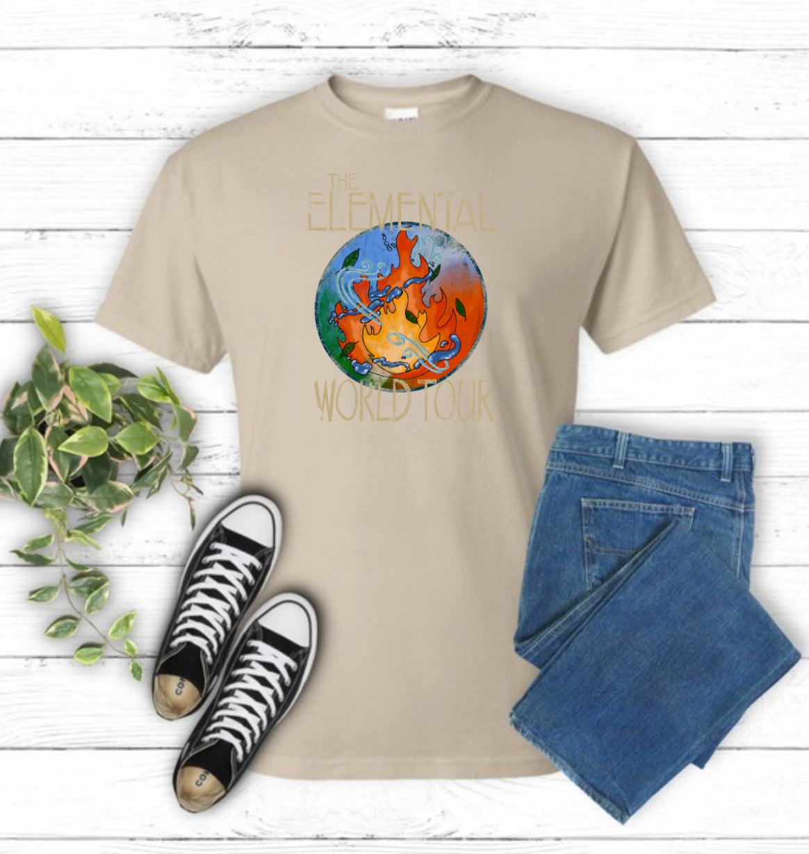 Books- The Elemental World Tour Sublimation Top