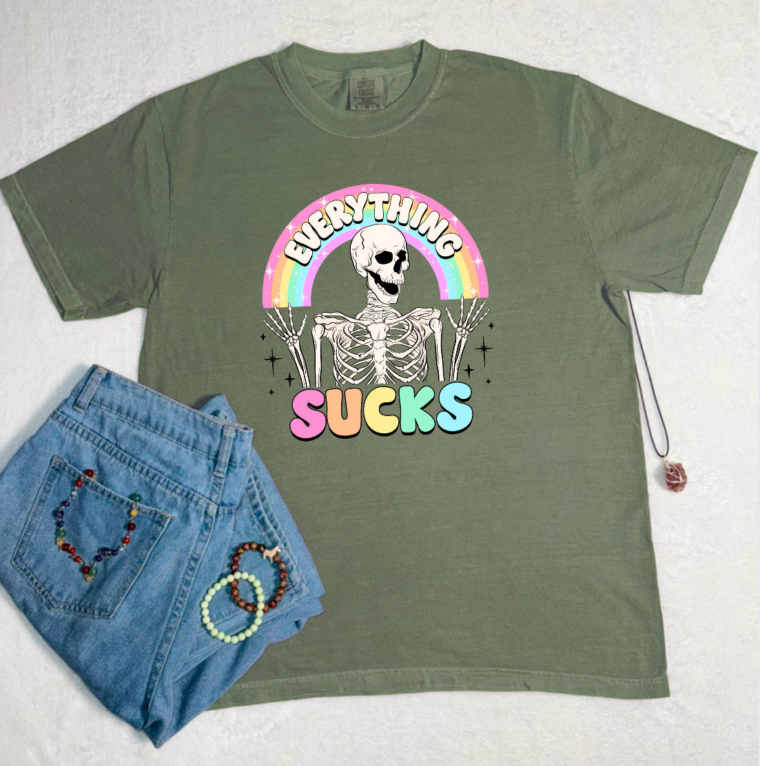 Everything Sucks Comfort Colors Tee