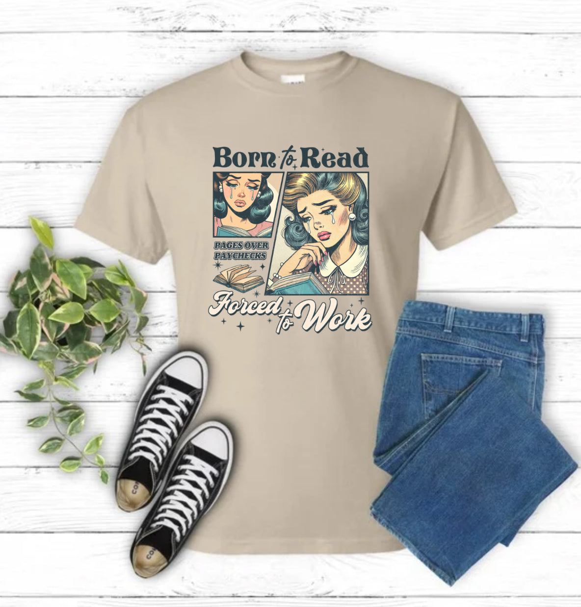 Books- Born To Read Sublimated Top