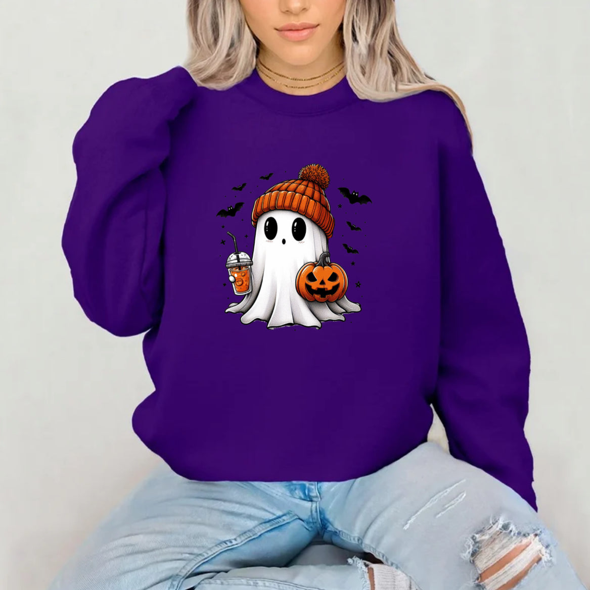 Fall- Hallow Ghostie Top