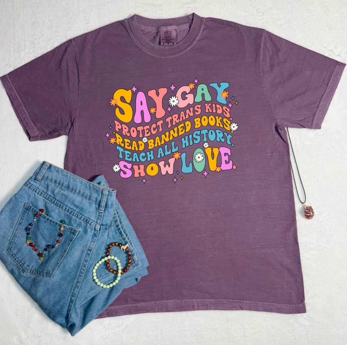 Say Gay Comfort Colors Tee