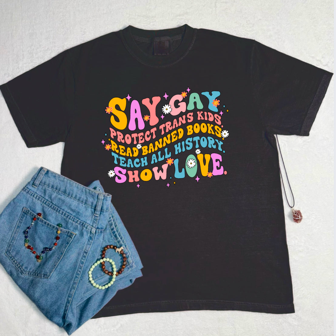 Say Gay Comfort Colors Tee