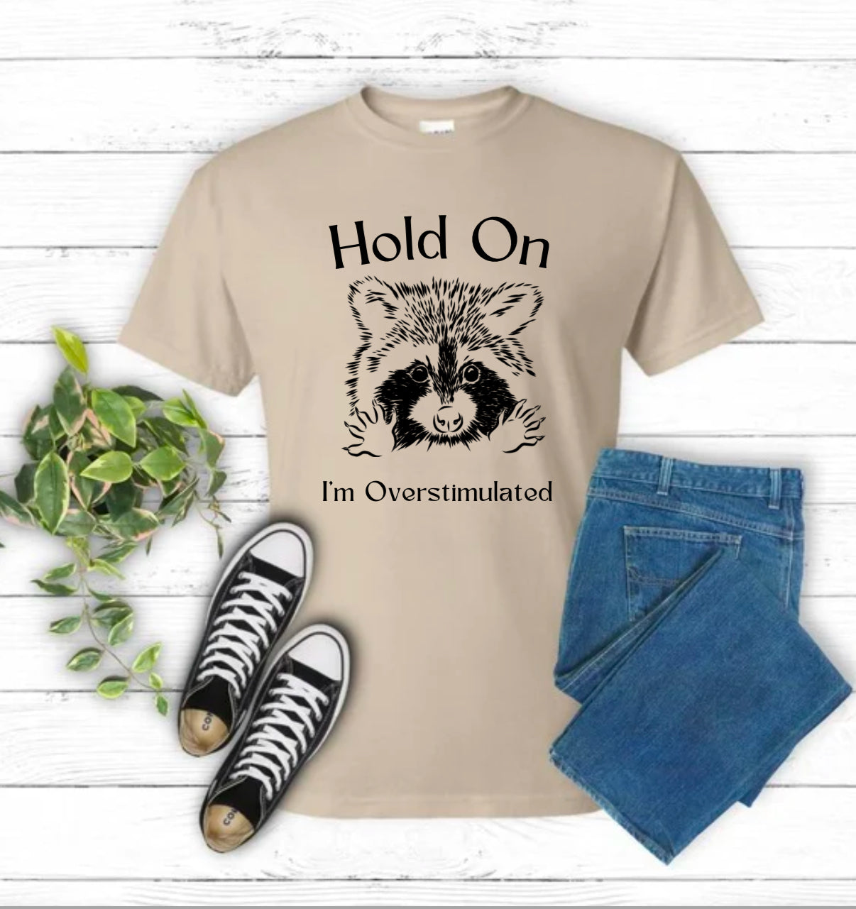 Hold On I’m Overstimulated Sublimation Gildan Top