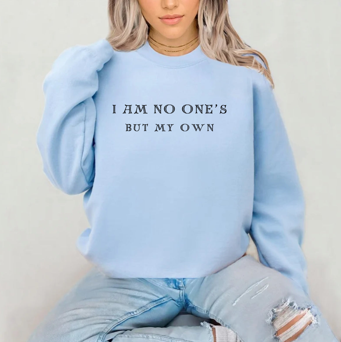 Officially Licensed- I Am No One’s Sublimation Top