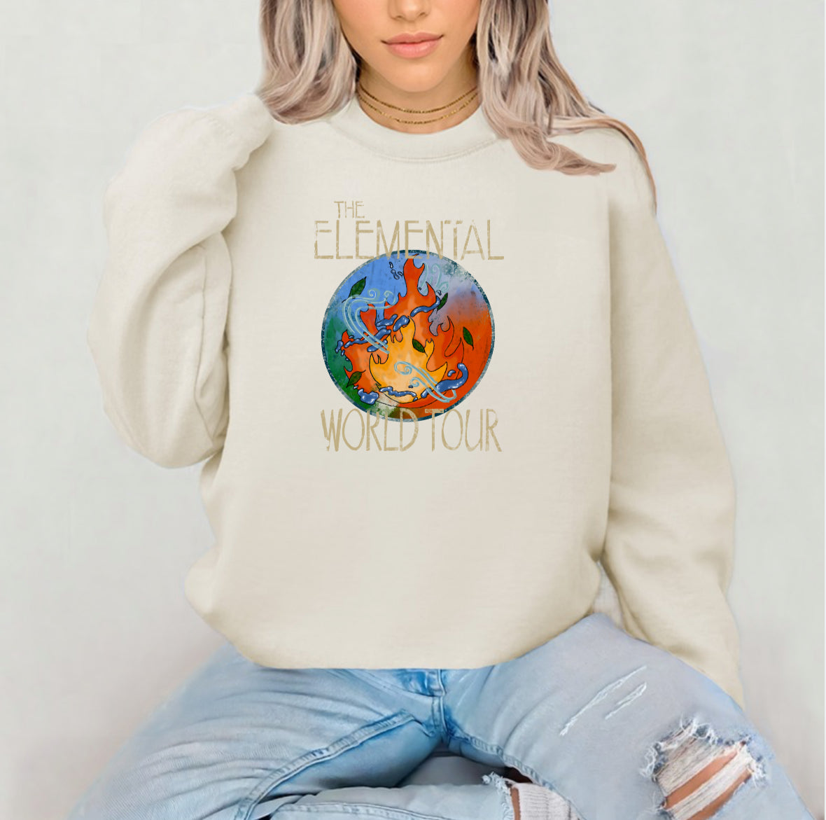 Books- The Elemental World Tour Sublimation Top