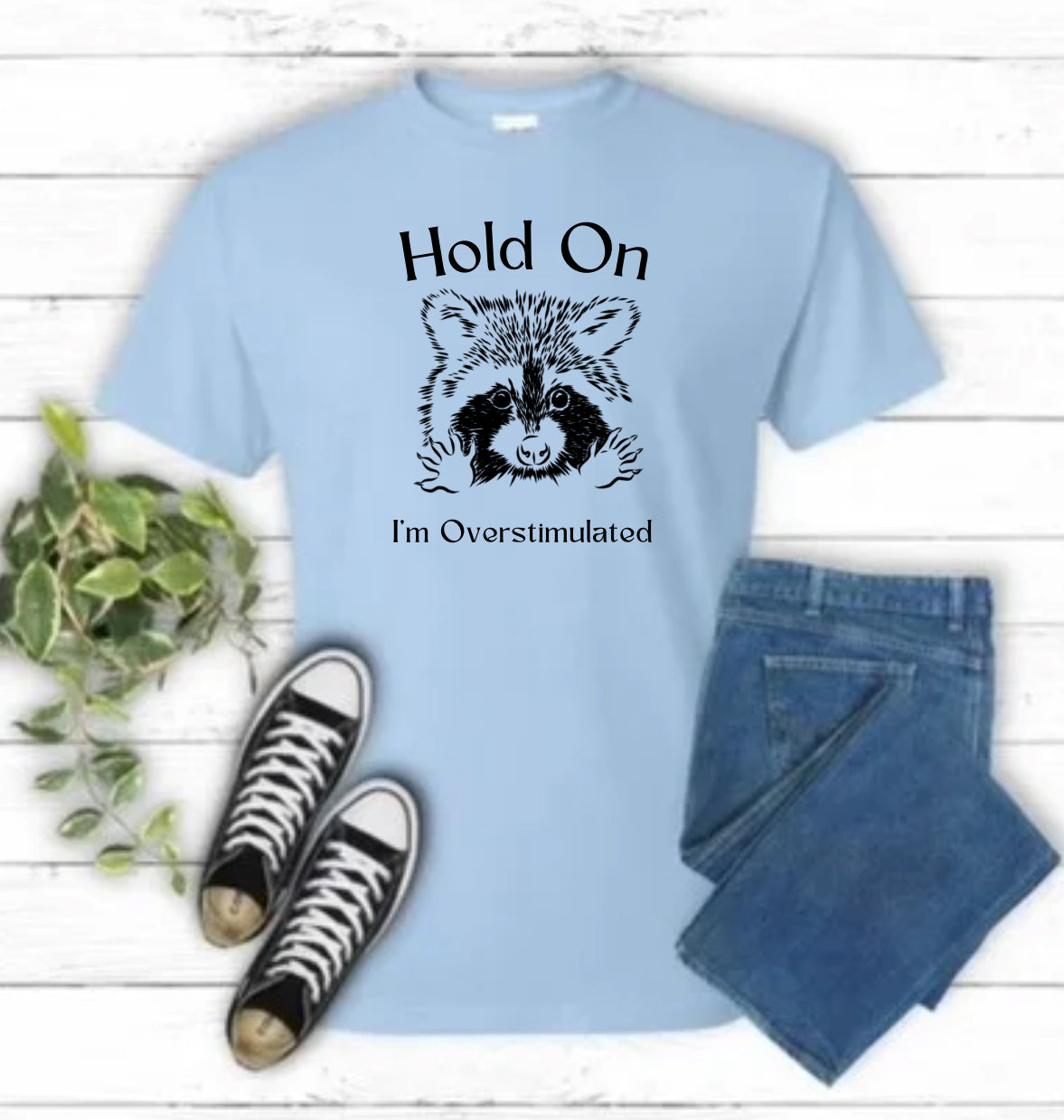 Mental Health- Hold On I’m Overstimulated Sublimation Top