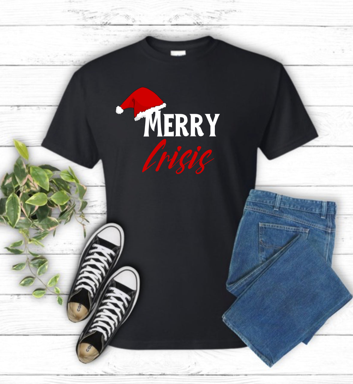 Holiday- Merry Crisis Top