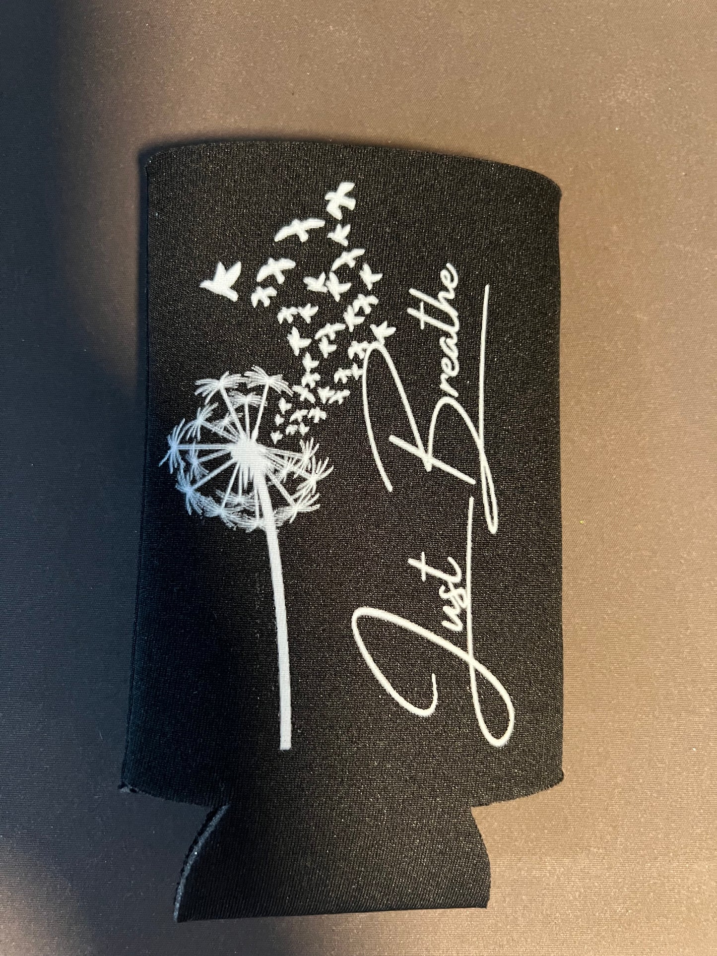 Just Breathe Tall Koozie