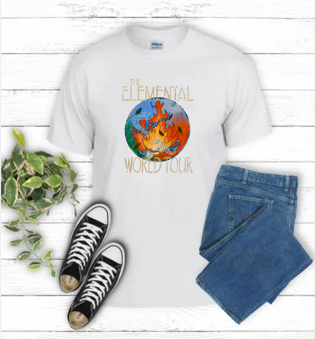 Books- The Elemental World Tour Sublimation Top