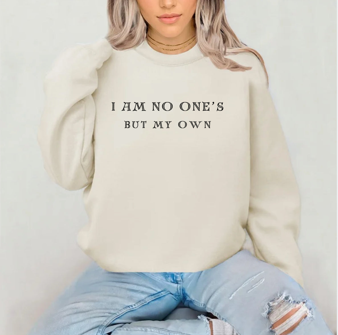 Officially Licensed- I Am No One’s Sublimation Top