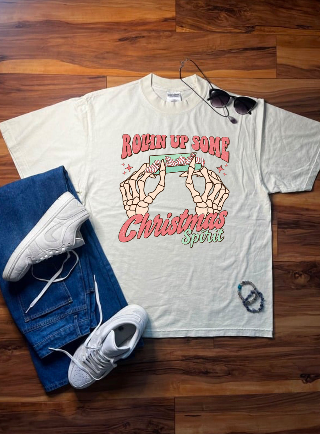 Rollin Up Some Christmas Spirit Tee