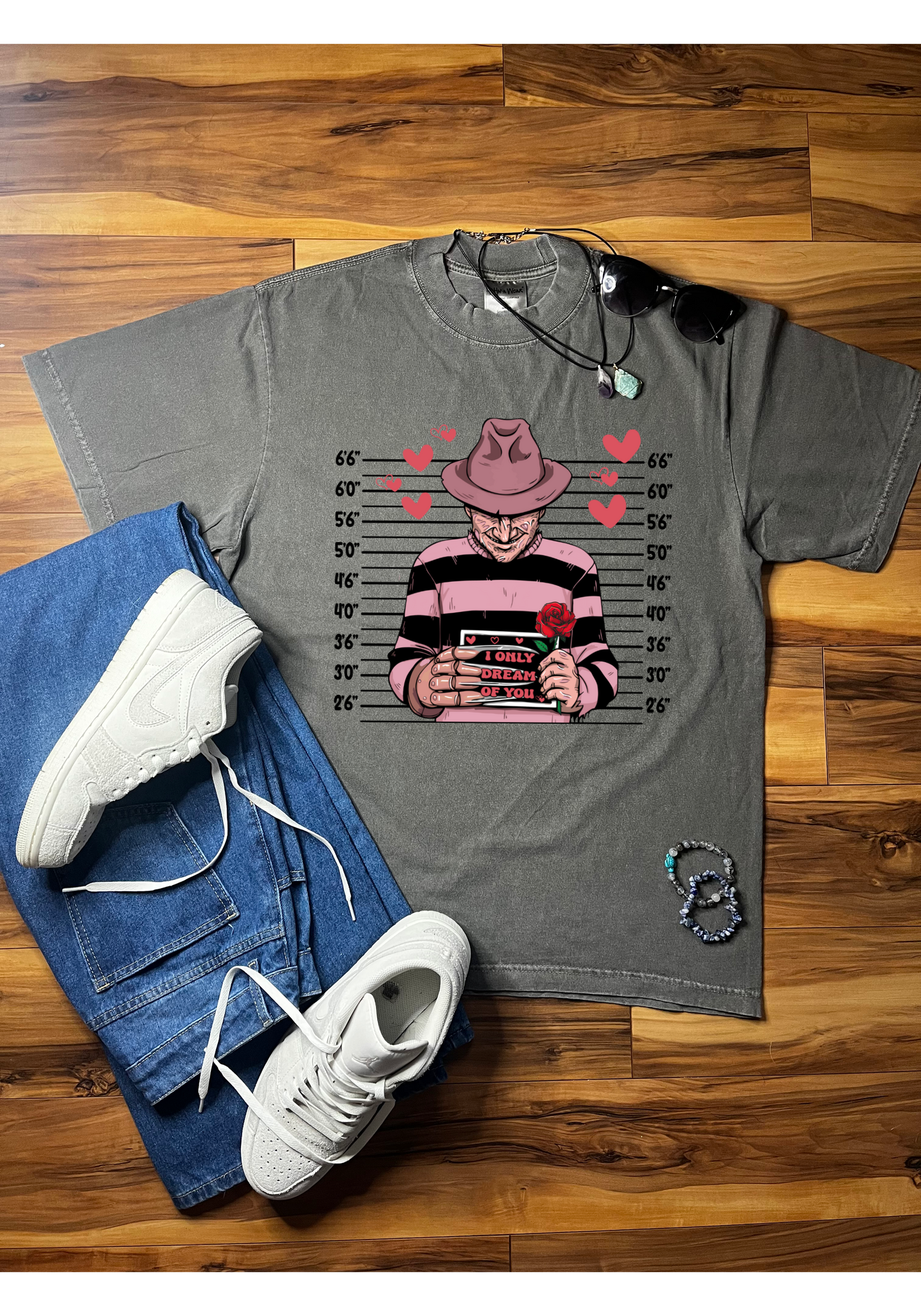 Valentines Freddy Krueger Tee