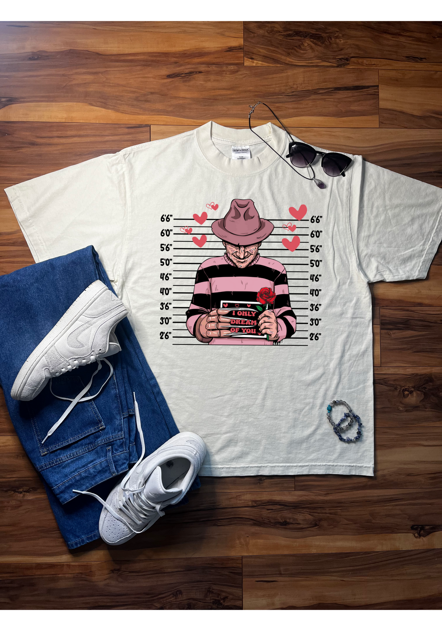 Valentines Freddy Krueger Tee