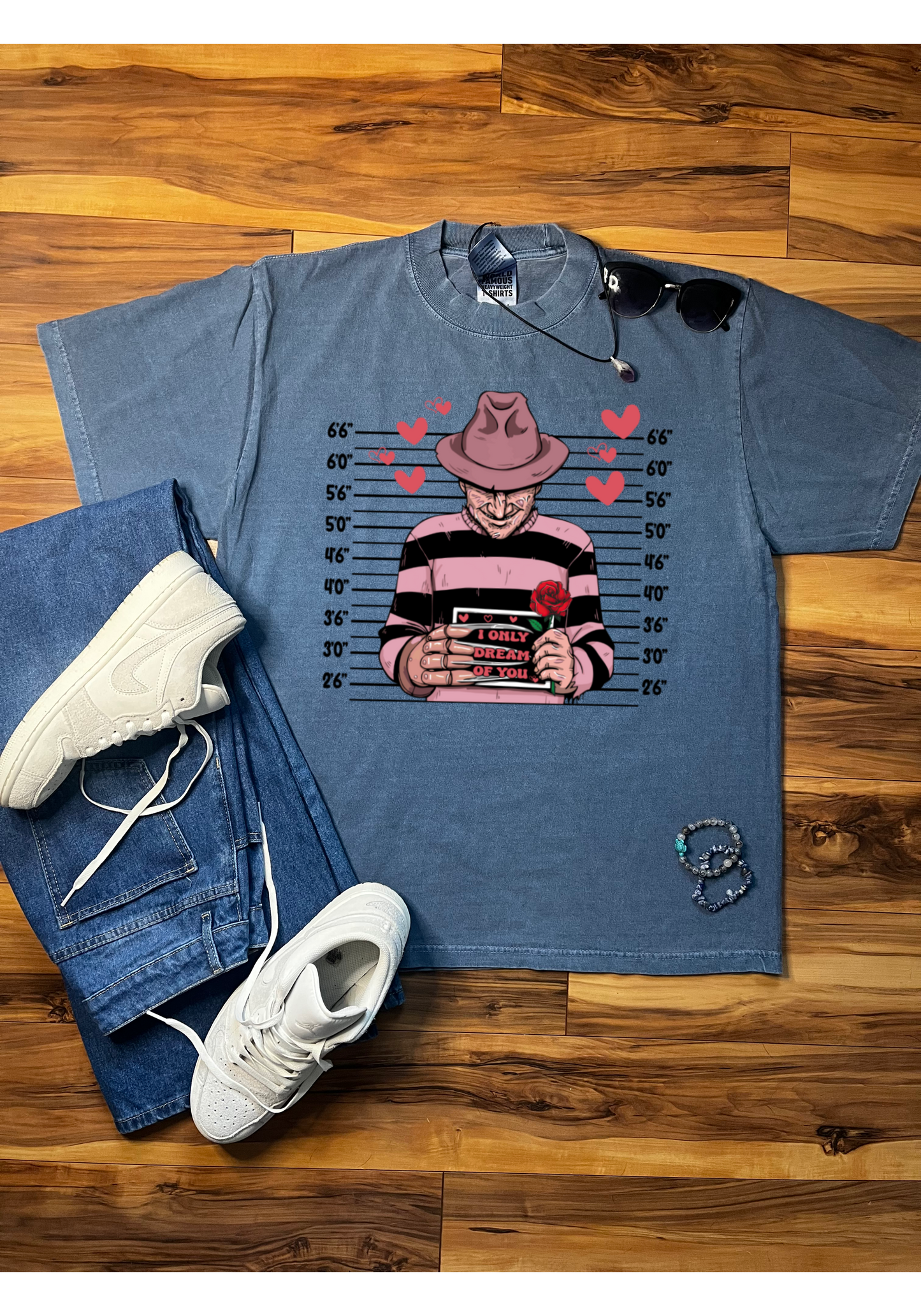 Valentines Freddy Krueger Tee